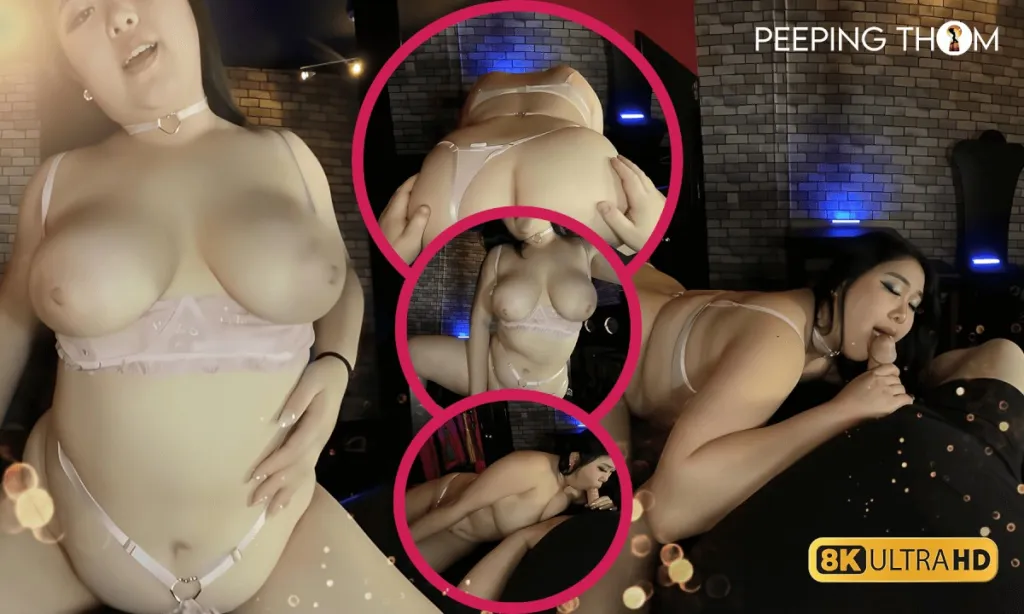 Asian Ivy's Badass Cowgirl Performance in 60FPS VR