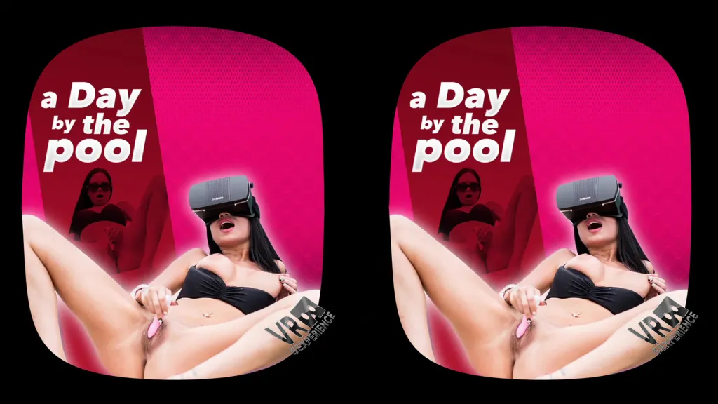 Raven Bay's Poolside Masturbation Session - Solo Fingering and Vibrator Play in HD