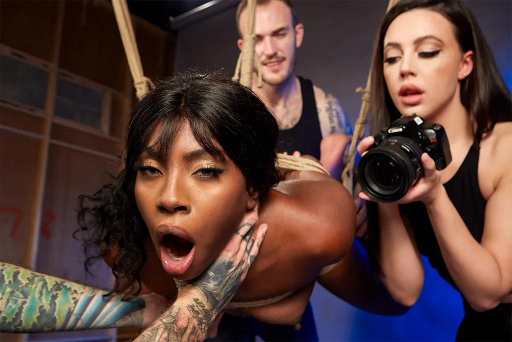 Whitney Wright and Amari Anne in Rope Bondage Lesbian Session