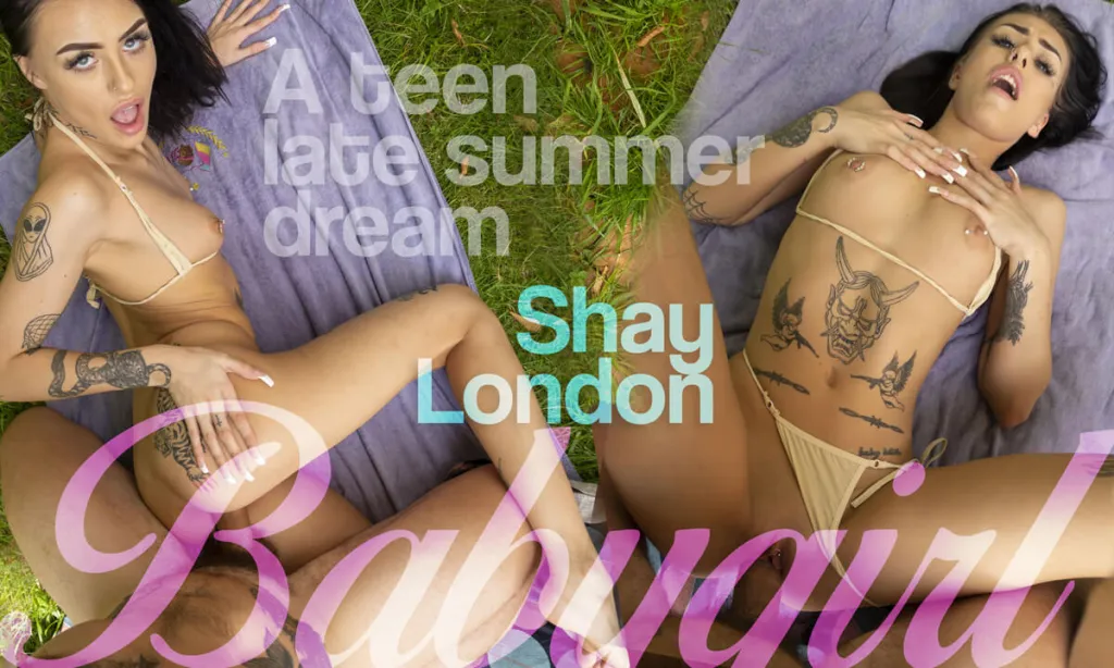 Shay London's Brunette Missionary Sex in 180° 4K