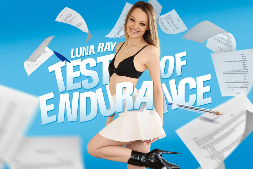 Luna Ray's Exam Distraction: Blowjob and Doggystyle