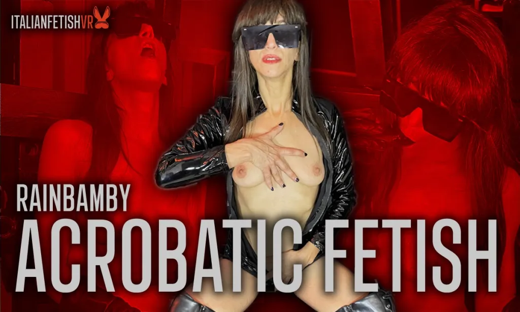 Rain Bamby's Fetish Solo Show: High Heels, Dildo, Binaural Sound (VR)