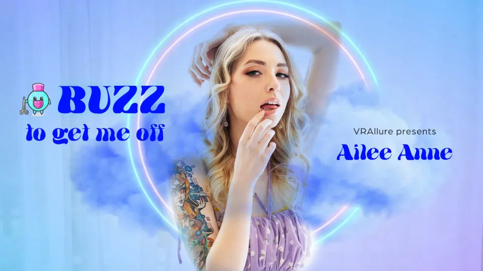 Ailee Anne's Intimate VR Date: Green-Eyed Blonde's Fingering & Toy Session