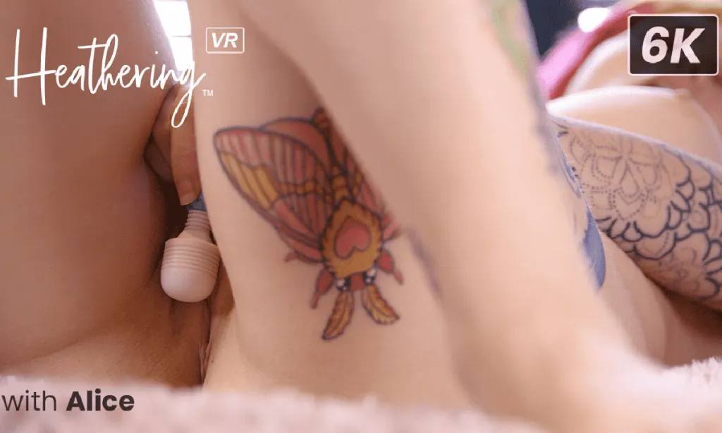 Alice Heathering - Tattoo Showcase in 180° 4K VR Video