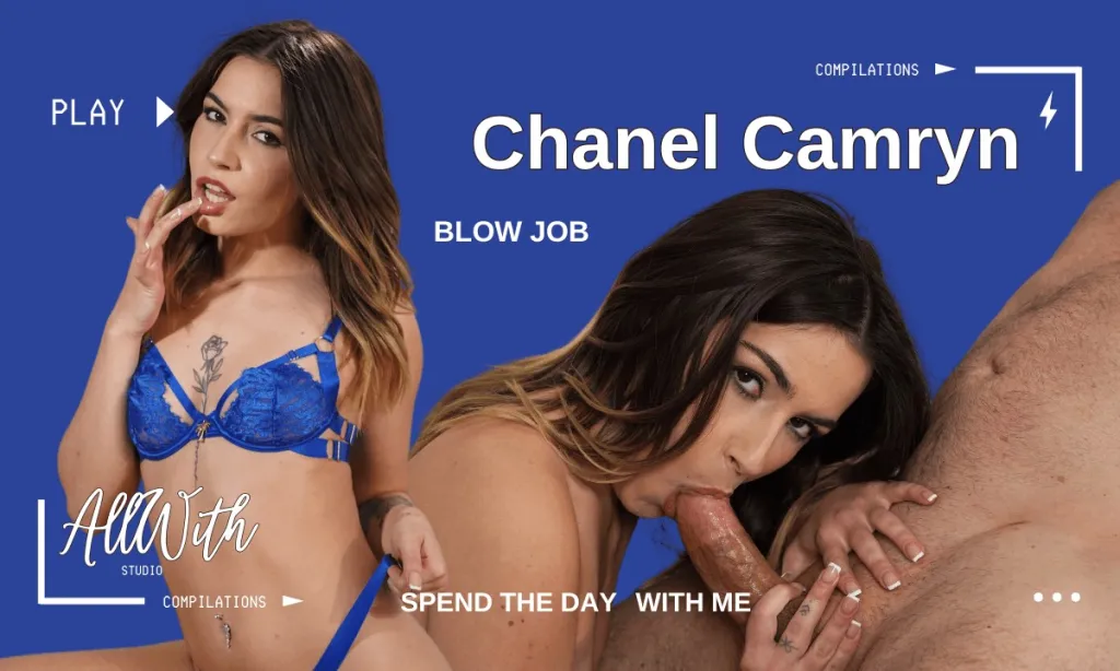 Chanel Camryn's POV Blow Job Compilation (60 FPS, 5K VR)