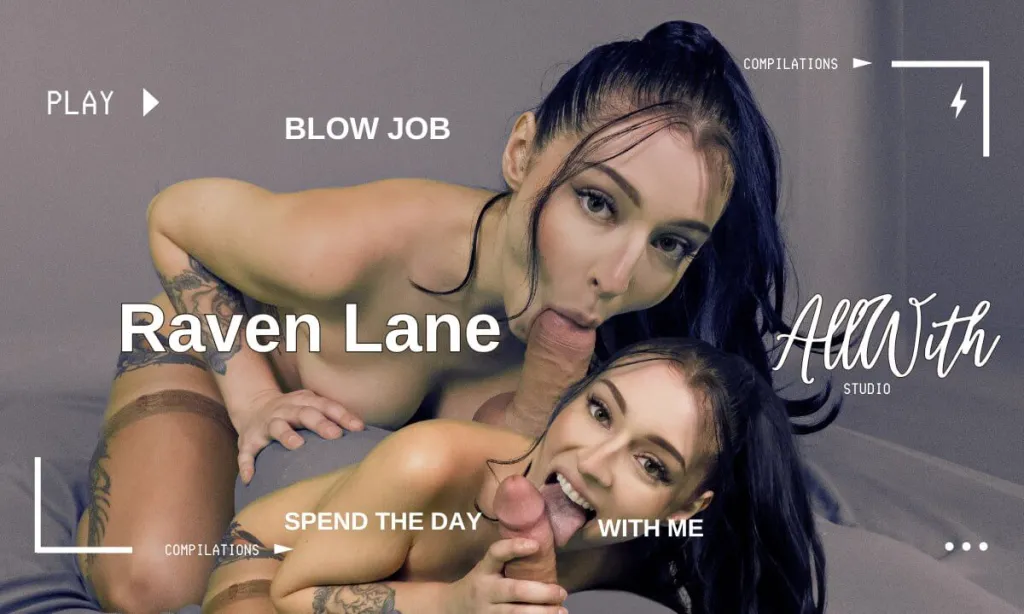 Raven Lane's 3D POV Blowjob Compilation (60 FPS, 4K)