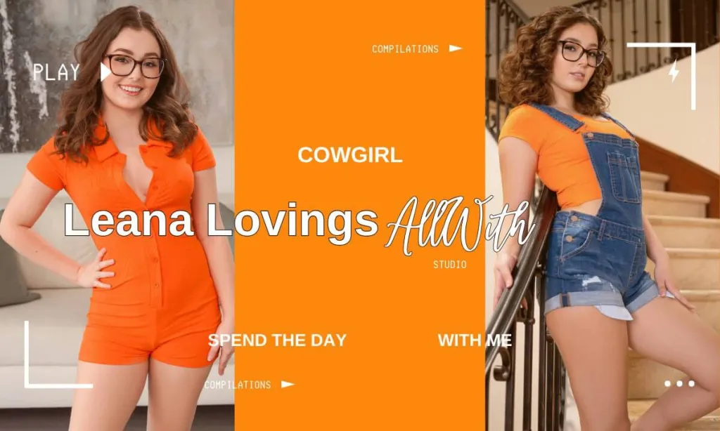 Leana Lovings' Cow Girl 3D Video - 60 FPS, 4K