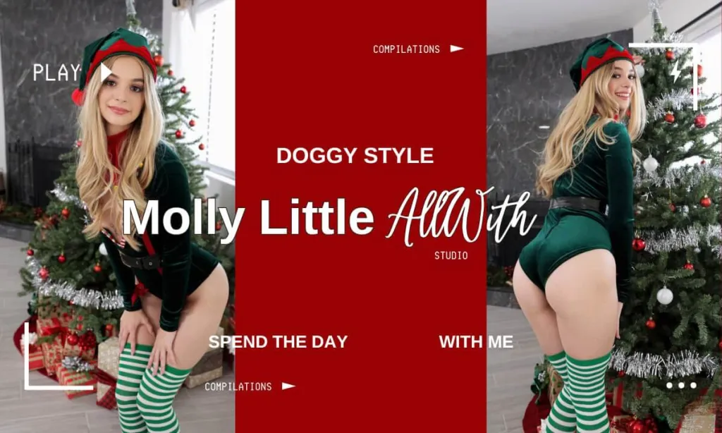 Molly Little in 3D Doggy Style Compilation - POV 60FPS 5K Video