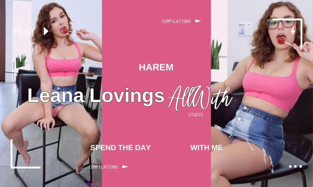 Leana Lovings' Missionary, Cow Girl, and Reverse Cow Girl 5K 3D Videos
