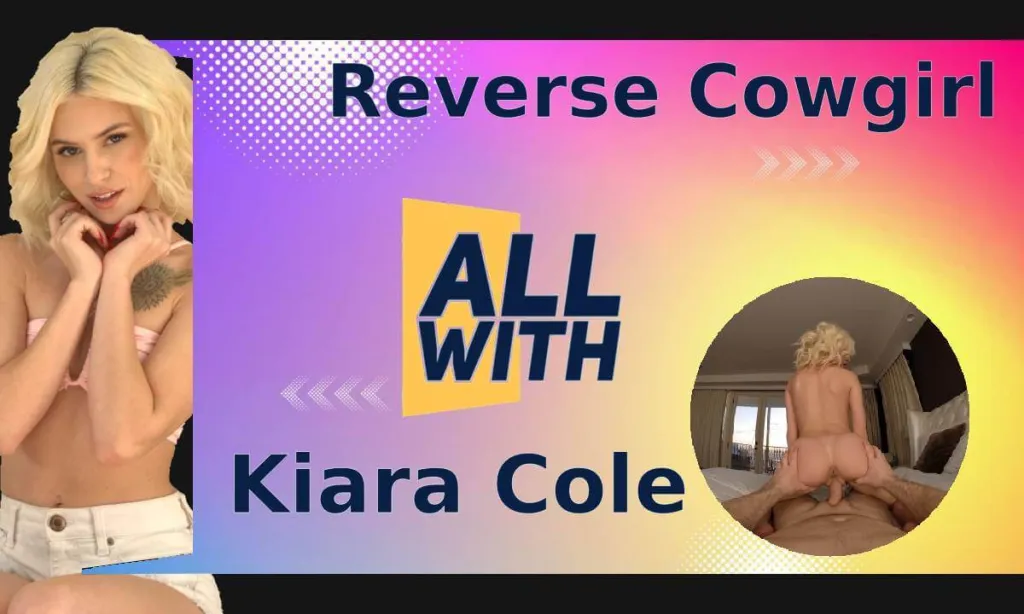 Kiara Cole Reverse Cowgirl Compilation - 60 FPS 3D Video