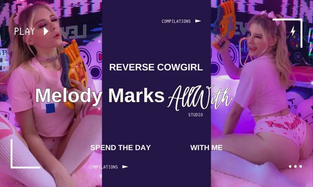 Melody Marks Reverse Cowgirl 3D Video - 60 FPS, 5K & 6K UHD