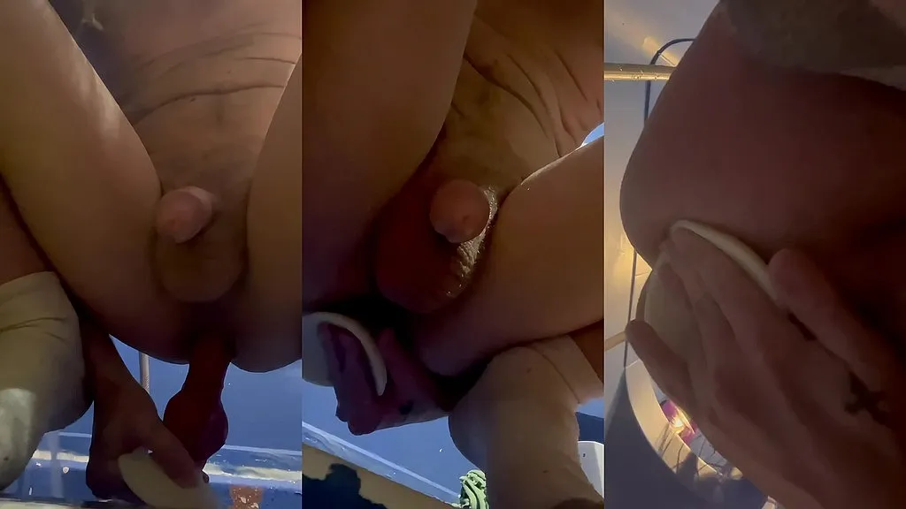 Amateur Men: Big Dick Dildo Gaping Anal - HD Close-ups