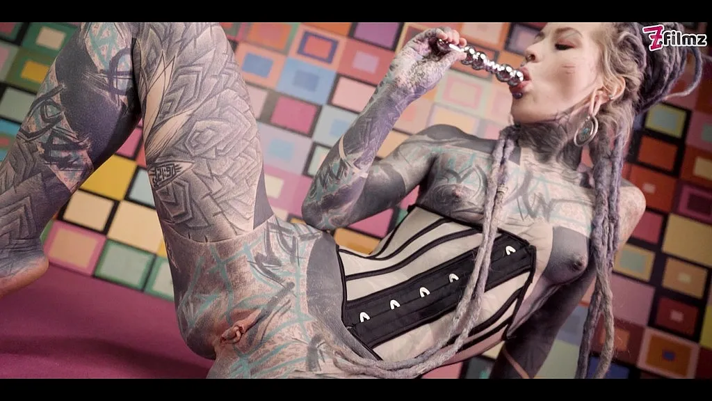 Tattooed Performers Anuskatzz and Nikolaz Zpageti: Anal, Blowjob, and Cum Shots