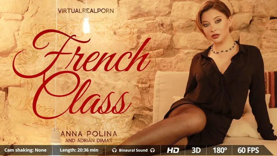 Anna Polina & Adrian Dimas - Deep Throat in VR: 60 FPS, 180°, Binaural Sound
