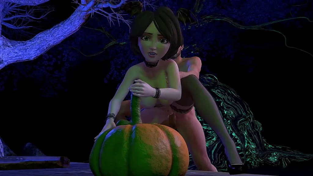 Halloween MILF Aunty Cass (Wraith931) - 3D Big Boobs Anime