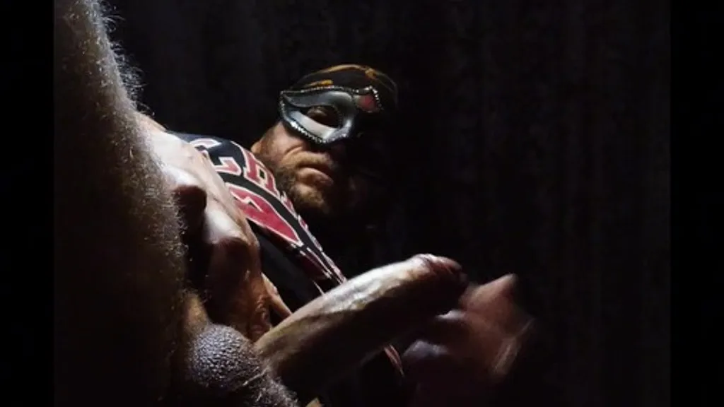 Mature Man Bad Wolf's Fetish Massage Session with Performer 1, Performer 2, and Performer 3