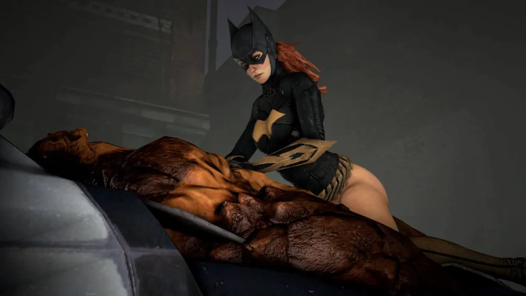 Clayface and Barbara Gordon in Cow Girl VR Video - HD 3D Binaural Sound Animation