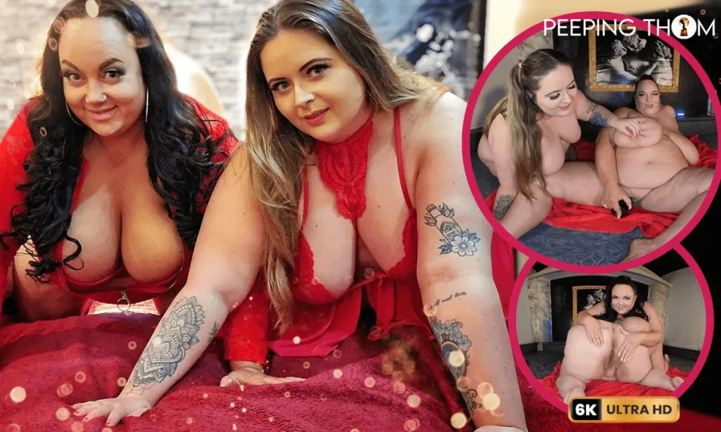 JJ Jewel & Bella Binks - Lesbian Tattoo Session in 180° VR