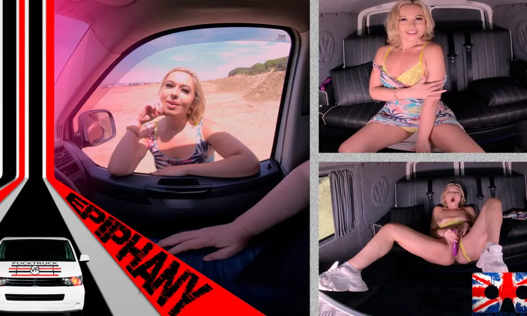 Epiphany Jones - Blonde 180° 3D Video (VR, 60 FPS, 4K)