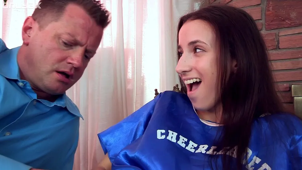 Belle Knox, Eric: Cheerleader's Small Tits & Ass Licking: HD