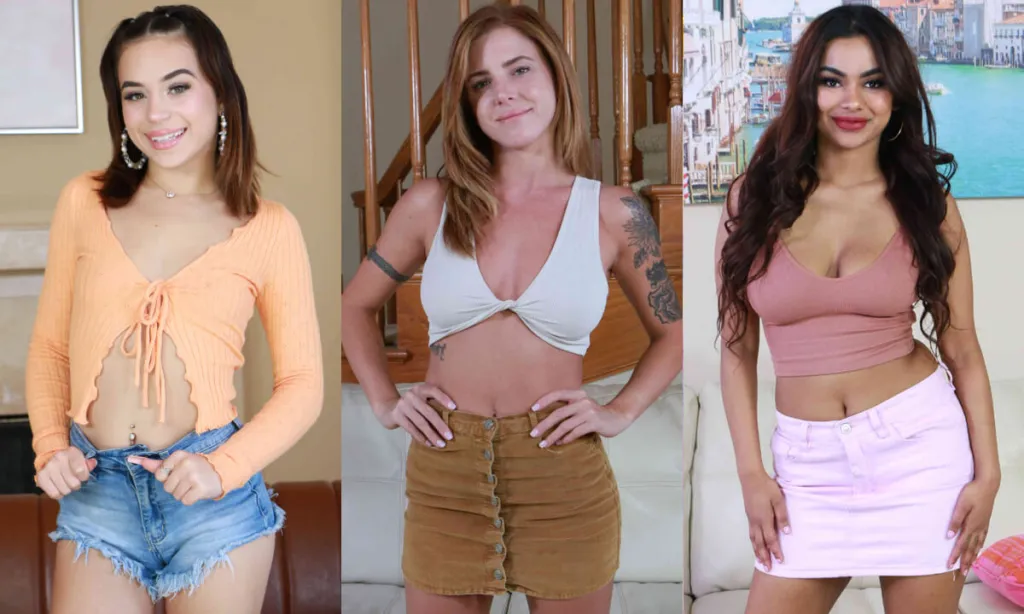 3D Video: Lumi Ray, Aria Valencia, Numi Zarah - Missionary, Cow Girl, Reverse Cow Girl Compilation (VR, 4K)
