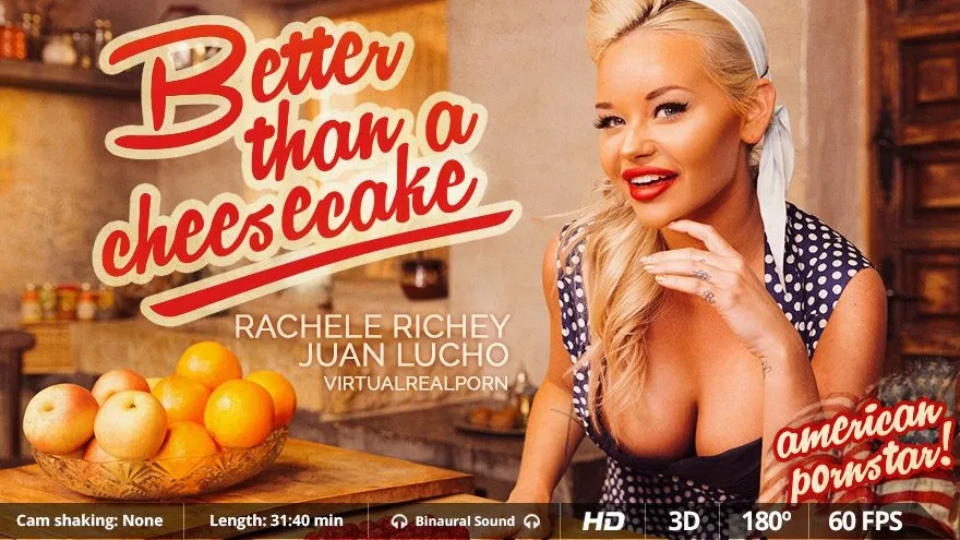 Rachele Richey & Juan Lucho - Blonde Anal Creampie in VR