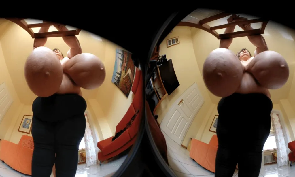 MILFs Karola and Gretl: Big Tit VR Experience - 60 FPS, 180° 3D