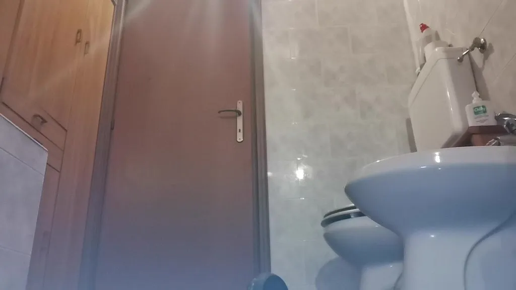 Nicoletta Embassi's Hairy Pussy and Wet Ass Piss Scene (HD)