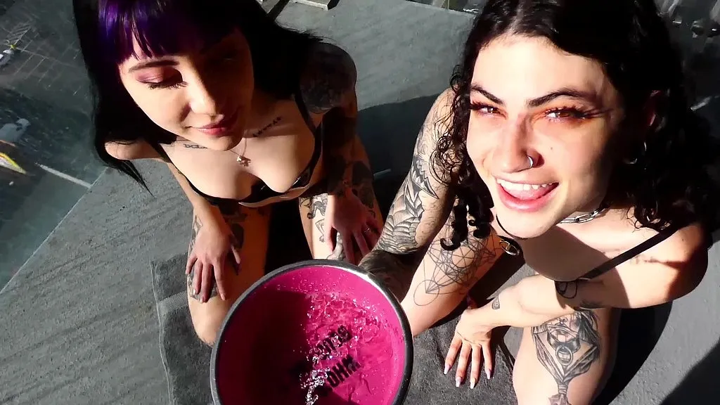 Charlotte Sartre, Lydia Black, and Rex: Anal, Lesbian Piss Drinking Scene in HD