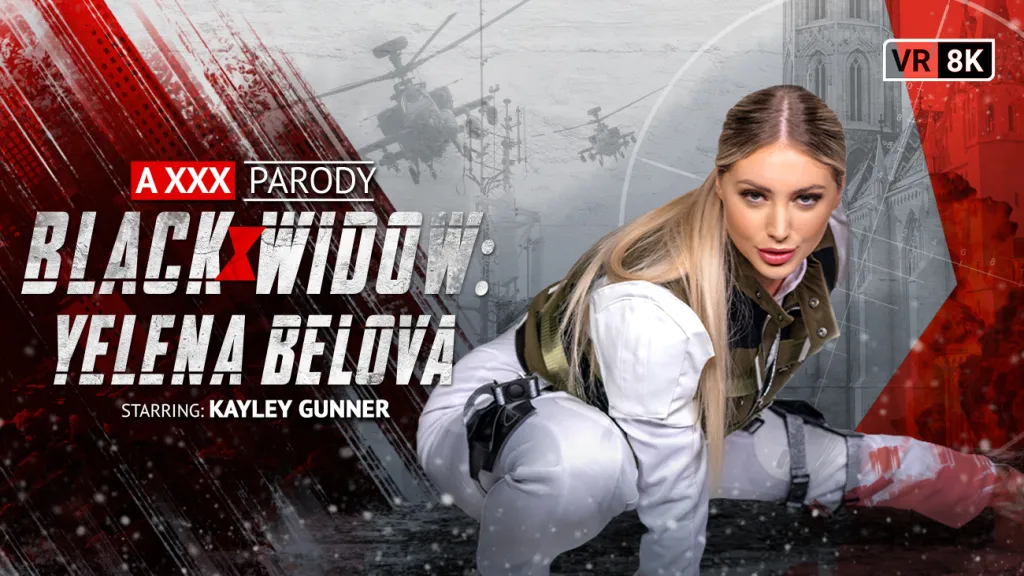 Kayley Gunner in Black Widow: Persuasive Parody VR Sex Scene