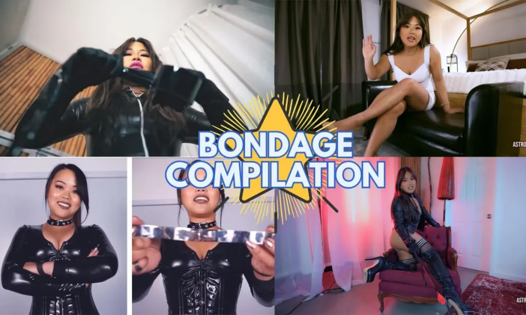 Astro Domina's Bondage Compilation: 100 Layers Mummingfied, Couple's One Way Communication, Fresh Meat (VR, UHD, GONZO)