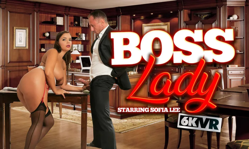 Sofia Lee's Office Encounter: 60 FPS 3D VR Experience