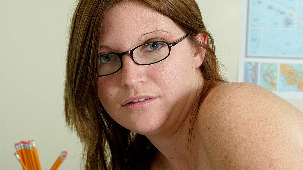 Virginia's Hot Brunette Teen Facial in HD