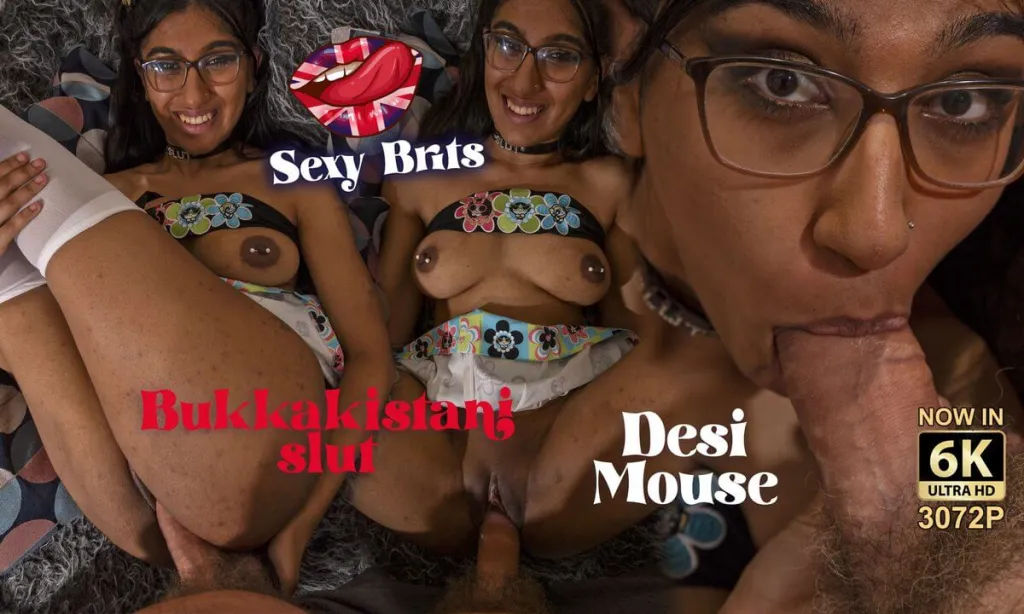 Desi Mouse in Brunette Stockings Missionary 60FPS POV 3D Video