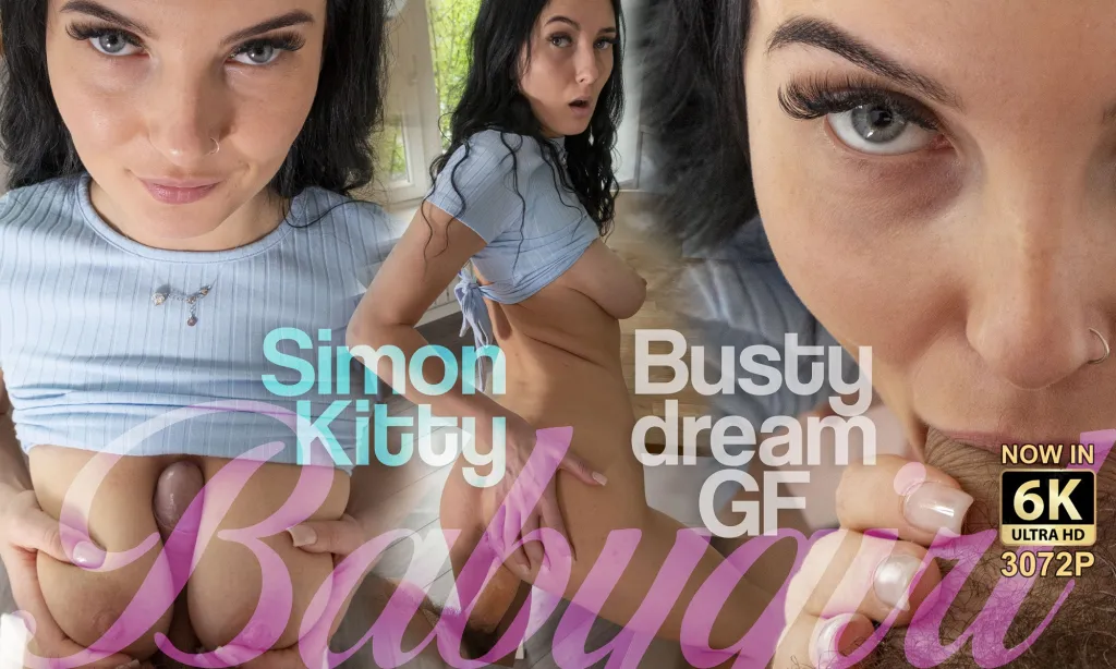 Simon Kitty's Brunette Brunette - HD Brunette Blowjob & Titty Fuck