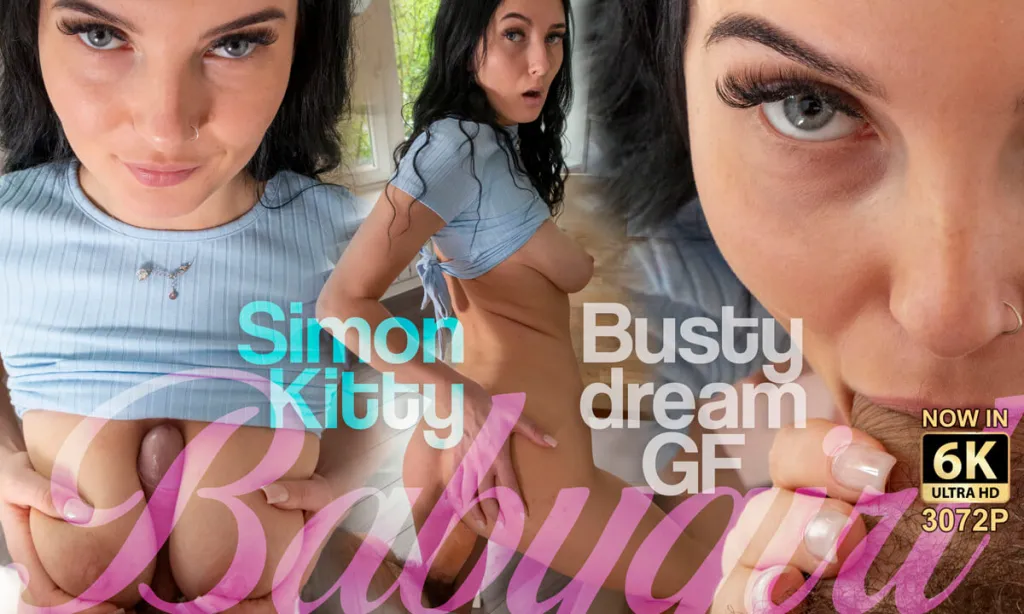 Simon Kitty in Brunette Doggy Style 60 FPS 3D Video