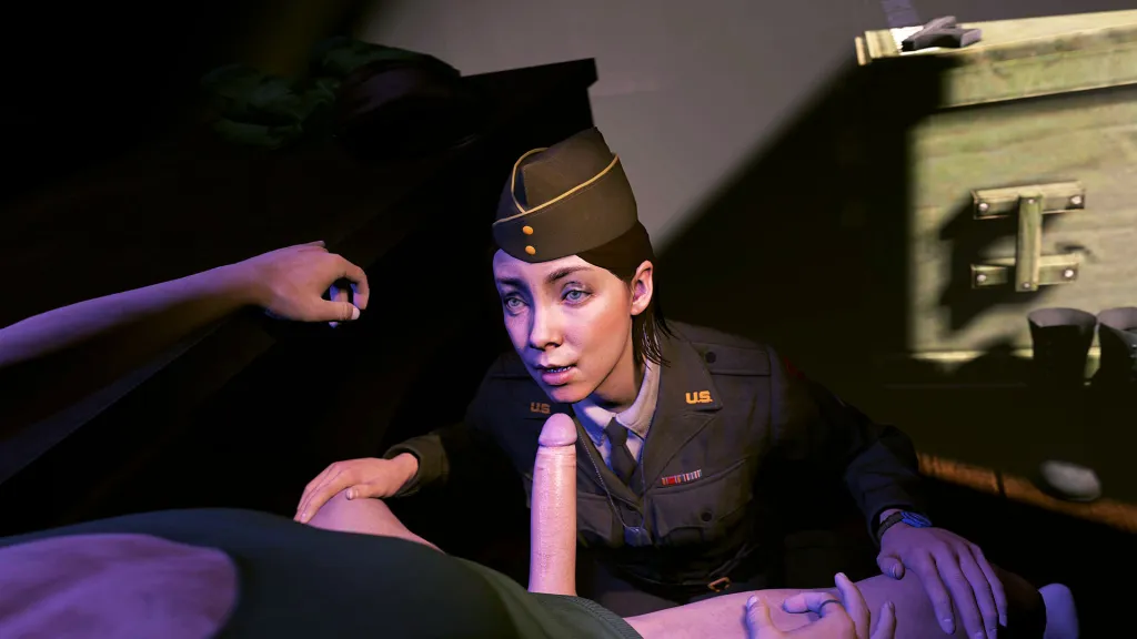 Corporal Green's Hentai Blowjob VR Experience