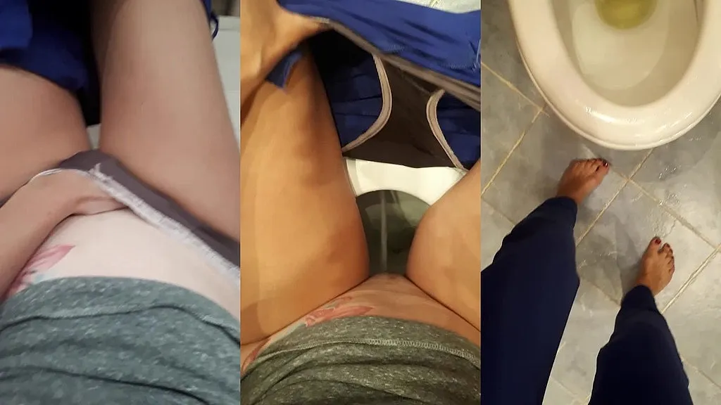Penelopa3's MILF Piss Solo: Desperate Bathroom Moment (HD)