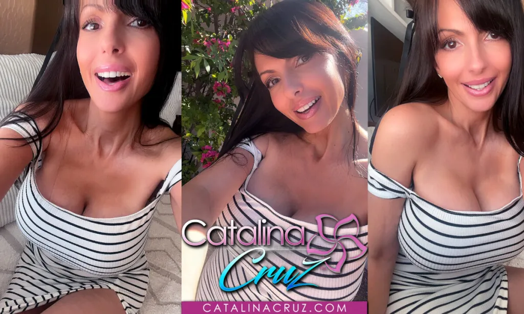 Title: "Catalina Cruz's MILF Masturbation - 180° VR 4K Brunette Tease