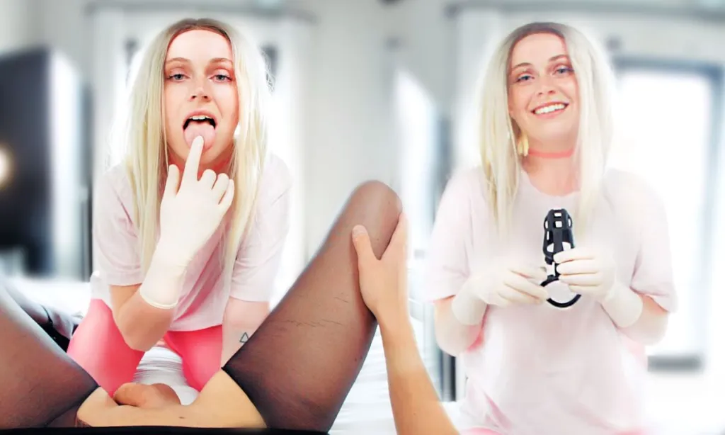 Jade Mar's Femdom Tattoo Session - Real Amateur POV Video (60 FPS, 180° VR, 4K)