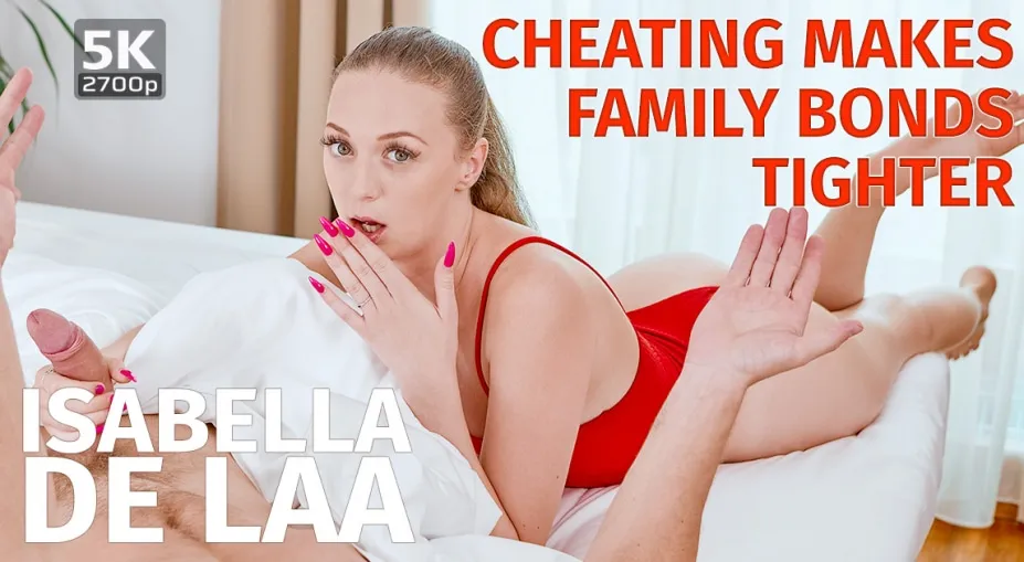 Isabella De Laa's Seductive Encounter: VR Blowjob & Masturbation