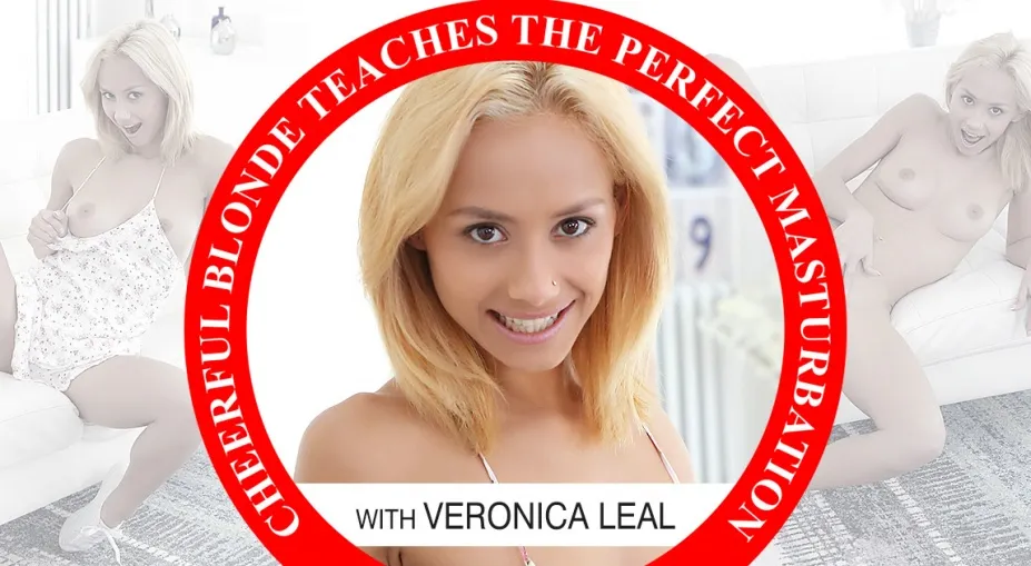 Veronica Leal's Blonde Solo Masturbation Session - HD Fingering & Big Nipple Tease