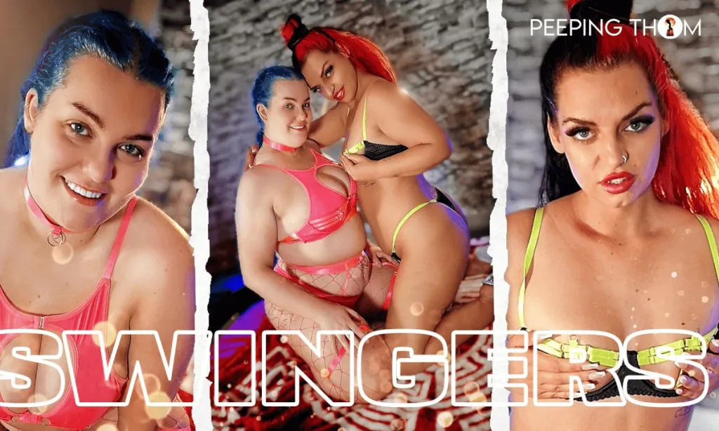 Amelia Rae and Cherry Pi in Interracial Swingers Orgy - 60 FPS VR Video
