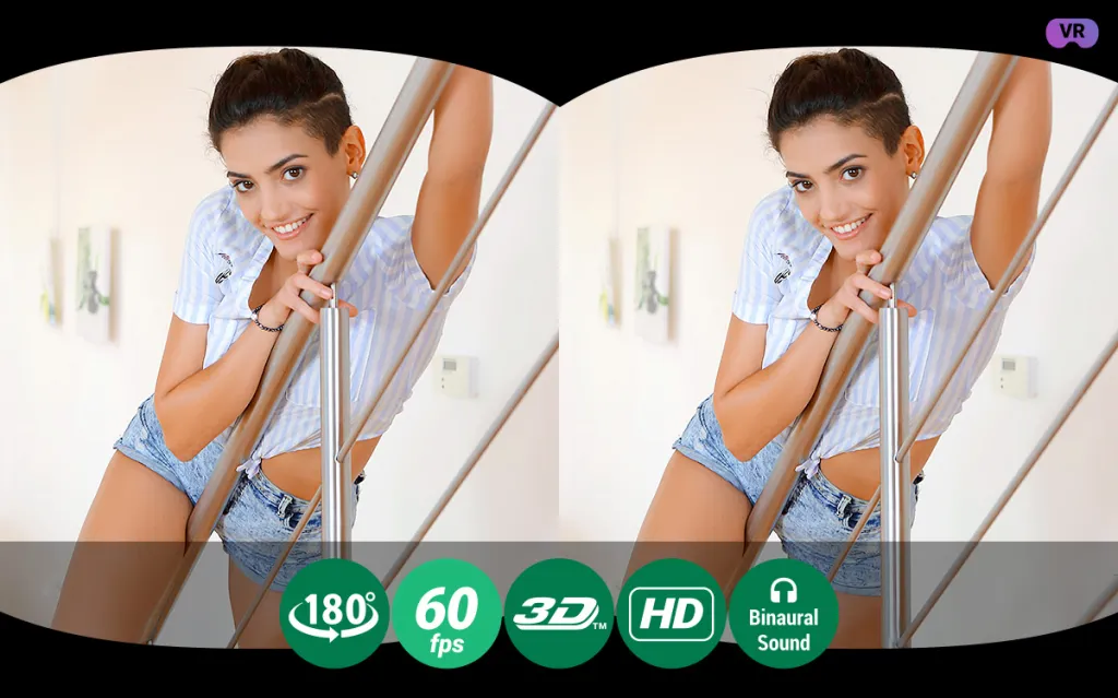 Penelope Cum: Solo HD Video - Teen Brunette's Intimate VR Experience