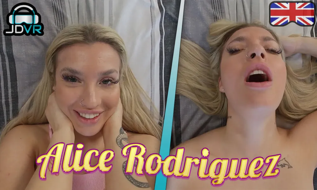 Alice Rodriguez's Intimate 180° Tattooed Blonde 4K VR Experience