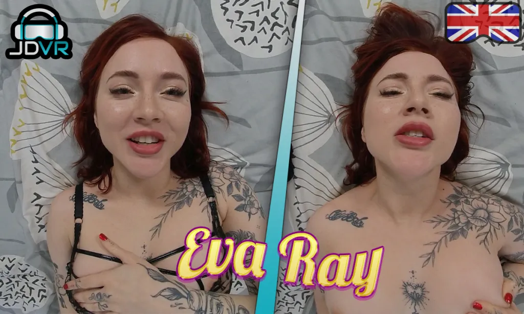 Eva Ray's Intimate VR Solo Session - Red Head Bombshell Fingering & Masturbation