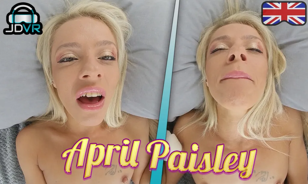 April Paisley's Intimate VR Masturbation Session - 180° POV with Binaural Sound