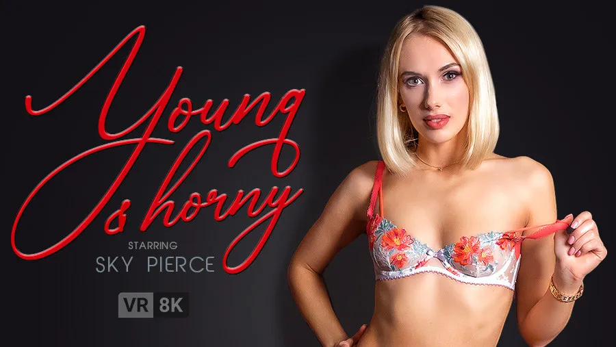 Sky Pierce's Young & Horny VR Study Session - 8K Blonde Bombshell Fucks in VR
