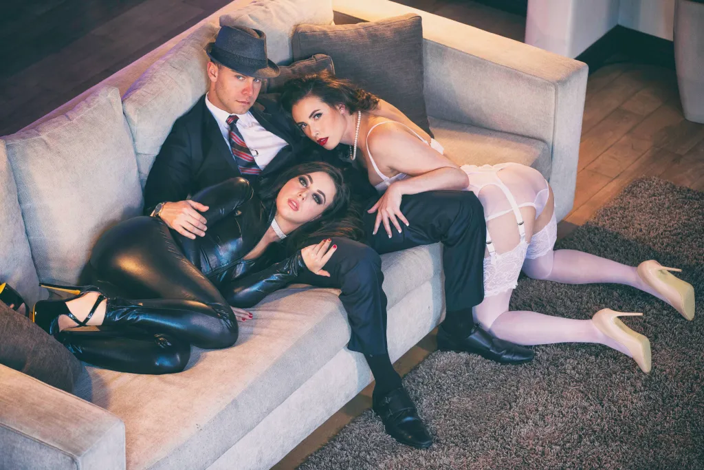 Casey Calvert, Whitney Wright, Seth Gamble: Threesome - HD Rough Sex Scene with Submission, Domination & Lingerie