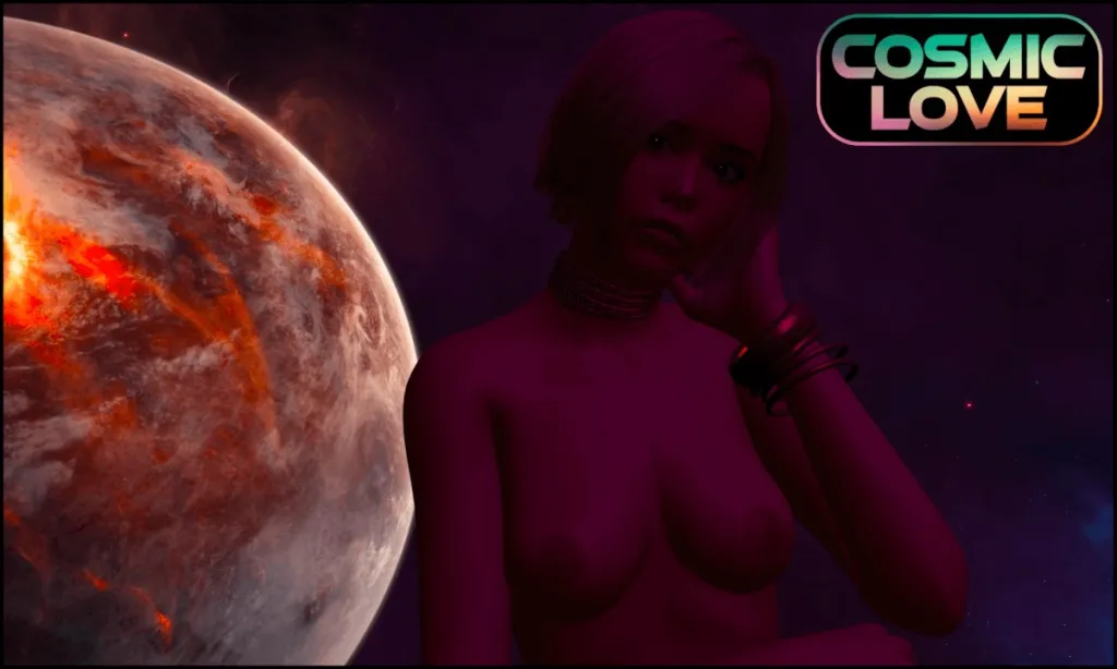 Blonde Cosmos Star: Reverse Cowgirl & Cowgirl 3D Performance in 4K" - VirtualPassionVR CGI Model